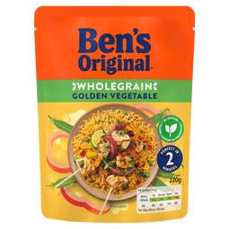 Ben's Original™ Wholegrain Golden Vegetable Microwave Rice image