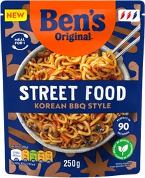 Bens Original Street Food Korean BBQ Noodles Ready Meal 250g image