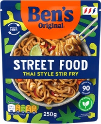 Bens Original Street Food Thai Stir Fry Noodles Ready Meal 250g image