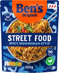 Bens Original Street Food Indonesian Spicy Noodles Ready Meal 250g image