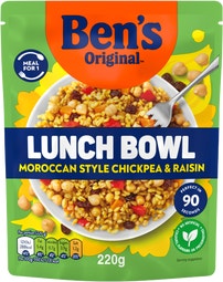Ben's Original Lunch Bowl Moroccan Style Chickpea and Raisin 220g image