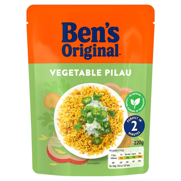 Ben's Original™ Vegetable Pilau Microwave Rice