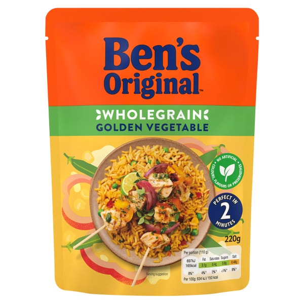 Ben's Original™ Wholegrain Golden Vegetable Microwave Rice