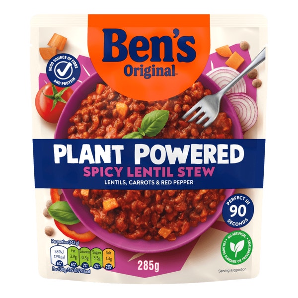 Ben's Plant Powered Spicy Lentil Stew
