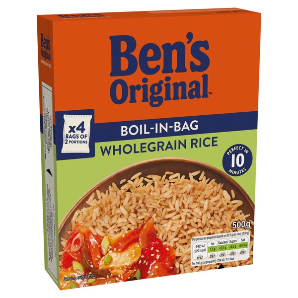 Ben's Original™ Boil In Bag Wholegrain Rice 500g
