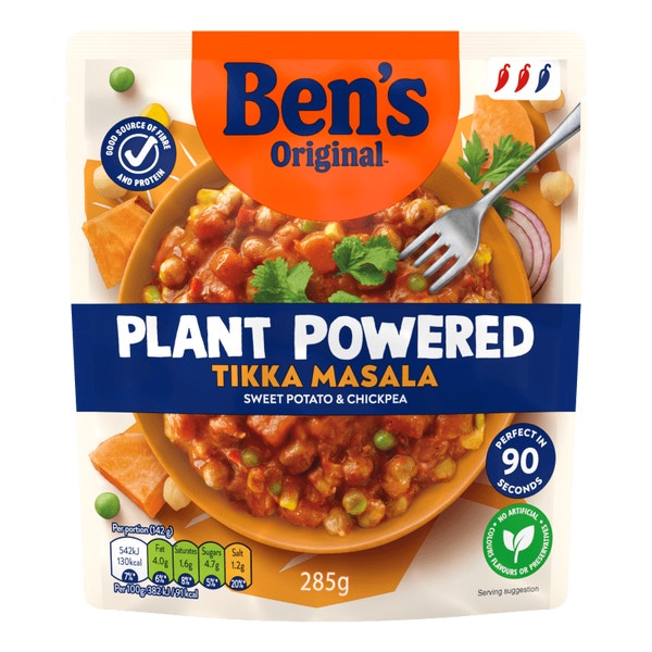 Ben's Plant Powered Sweet Potato & Chickpea Tikka Masala