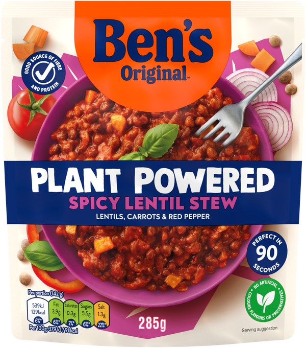 Ben's Plant Powered Spicy Lentil Stew