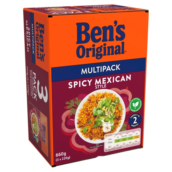 Ben's Original™ Spicy Mexican Multipack Microwave Rice