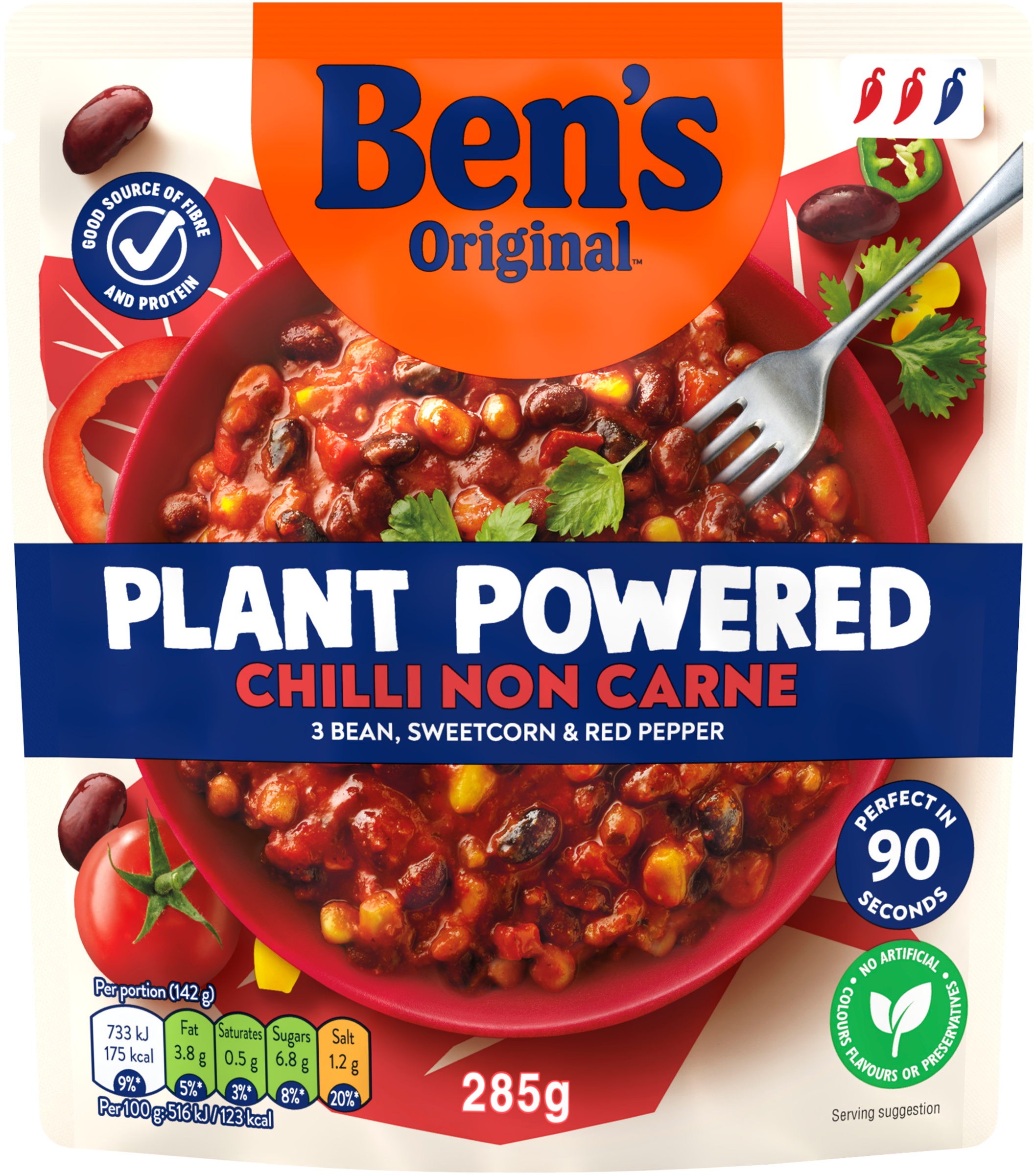 Ben's Plant Powered 3-bean Chilli Non Carne | Ben's Original