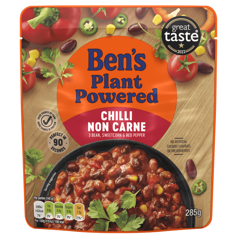 Ben's Plant Powered 3bean Chilli Non Carne Ben's Original