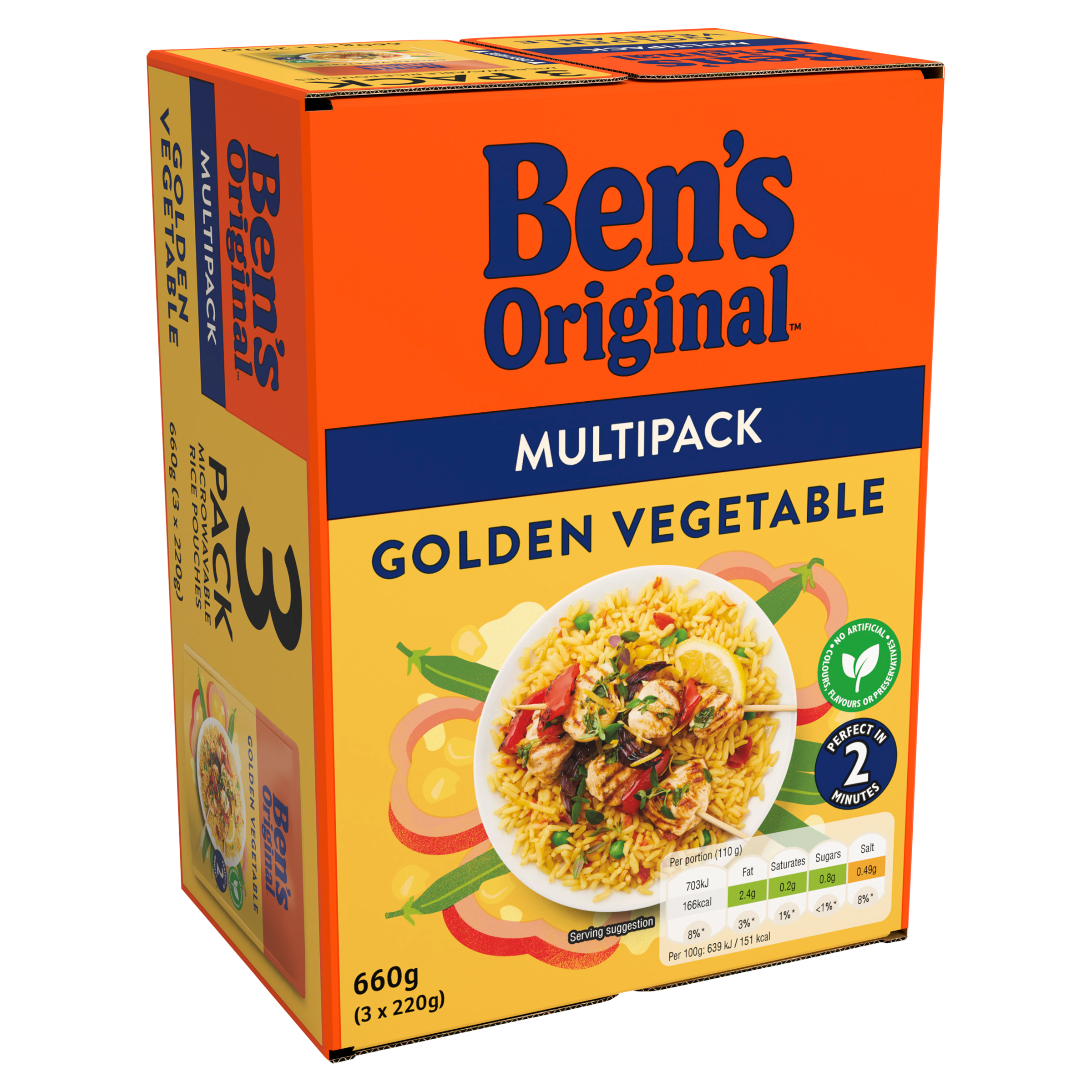 Ben's Original™ Golden Vegetable Multipack Microwave Rice | Ben's Original